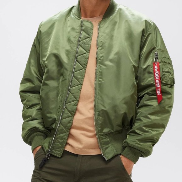 Alpha Industries  MA-1 Flight Jacket with Blood Chit - Picture 2 of 6